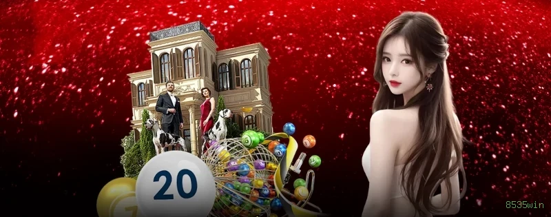 Imagem promocional do cassino online da 8535win mostrando jogos ao vivo